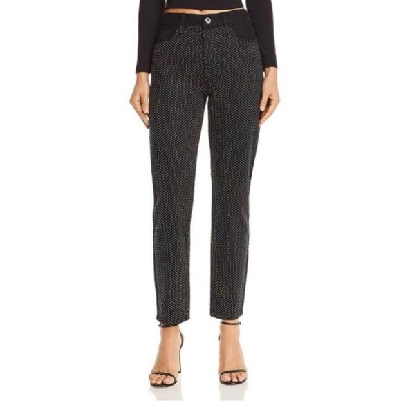 Pistola - NWT Nico Rhinestone Mom Jeans - Picture 1 of 12